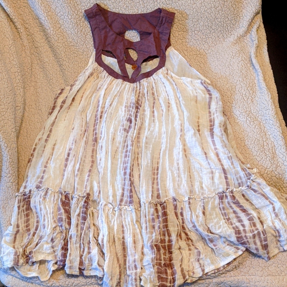 Free people tie dye dress
